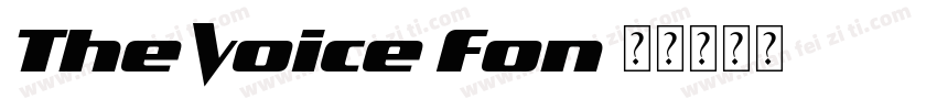 The Voice Fon字体转换